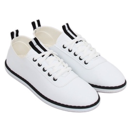 Baskets femme noir et blanc XJ-2918 Noir blanche 2