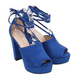 Sandales cobalt LM-058 Bleu bleu marin 3