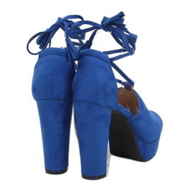 Sandales cobalt LM-058 Bleu bleu marin 2