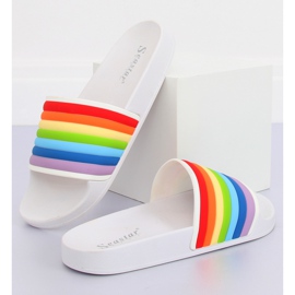 Arc-en-ciel blanc T325P Blanc II-GAT blanche multicolore 1