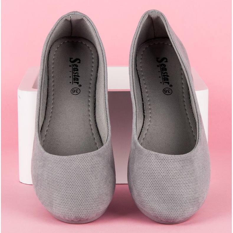 Seastar Ballerines confortables gris 1