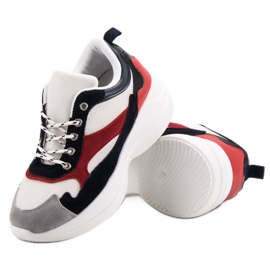Chaussures à la mode sur la plate-forme blanche multicolore 5