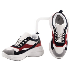 Chaussures à la mode sur la plate-forme blanche multicolore 6