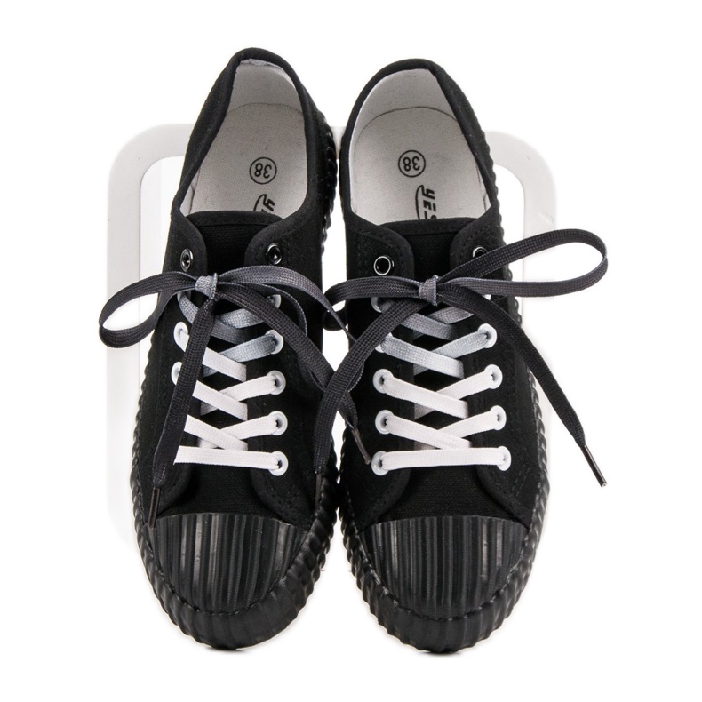 Yes Mile Baskets noires à la mode 1