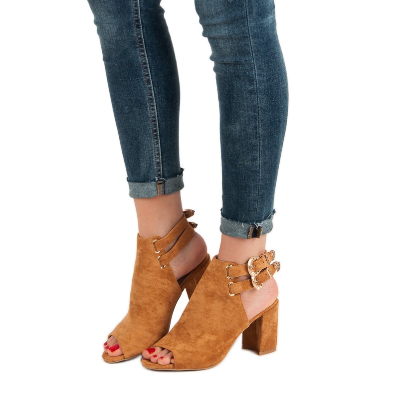 Erynn Sandales élégantes brun 1