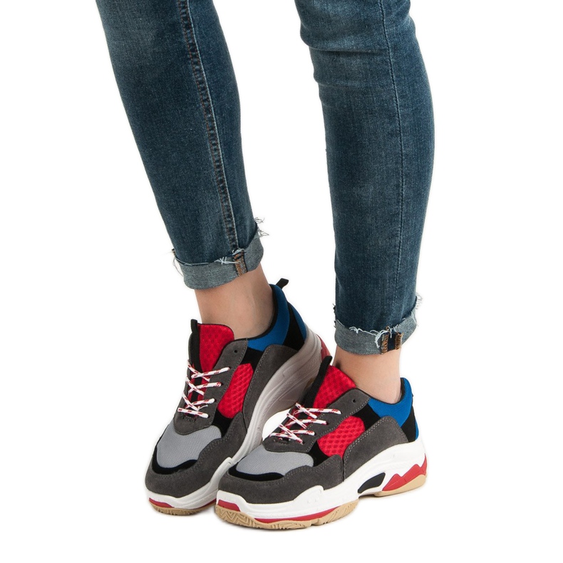 Qinba Baskets multicolores 2