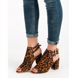 Erynn Sandales élégantes brun 1