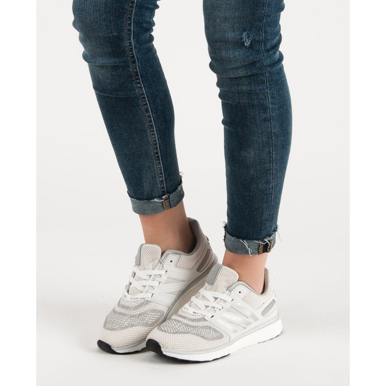 Ax Boxing Chaussures de sport avec maille blanc 1