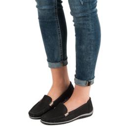 Anesia Paris Mocassins noirs le noir 2