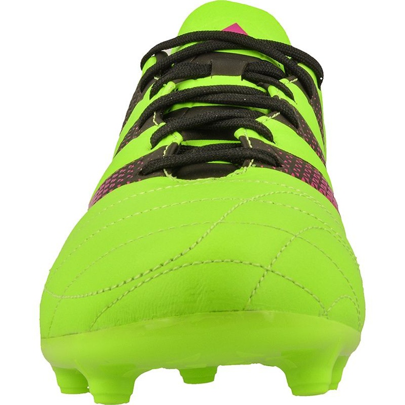 Chaussures de football Adidas Ace 16.3 FG / AG M Cuir AF5162 vert vert 2