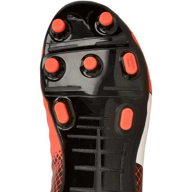 Chaussures de foot Puma evoPOWER 4.3 Fg Jr 10362403 rouge rouge 1