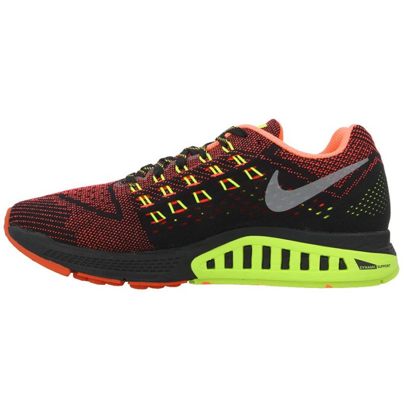 Chaussures de running Nike Zoom Structure 18 W 683737-806 le noir rouge 1