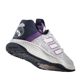 Chaussures Adidas Rapida Turf Real Madrid Fc Jr BA9699 blanc blanc 2
