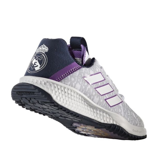 Chaussures Adidas Rapida Turf Real Madrid Fc Jr BA9699 blanc blanc 2