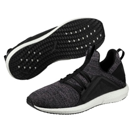 Chaussures de running Puma Mega Nrgy Knit Wn s Noir-Asphalt W 190373 01 1