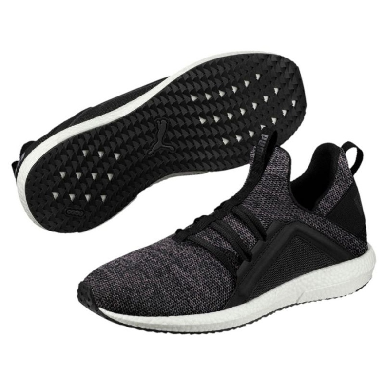 Chaussures de running Puma Mega Nrgy Knit Wn s Noir-Asphalt W 190373 01 le noir 1