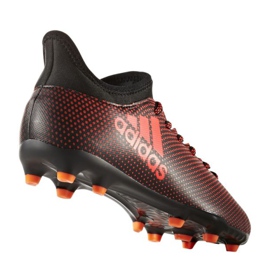 Chaussures de foot Adidas X 17.3 Fg Jr S82368 multicolore rouge 1