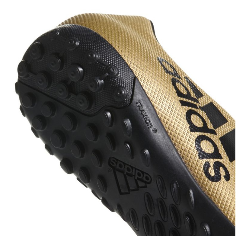 Adidas X Tango 17.4 Tf M CP9146 chaussures de football d'or d'or 1