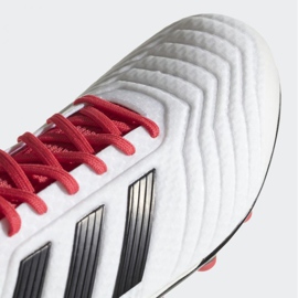 Chaussures de football Adidas Predator 18.3 Ag M CP9307 blanche blanche 1 Chaussures de football Adidas Predator 18.3 Ag M CP9307 blanche blanche 1