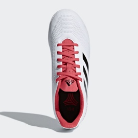 Chaussures d'intérieur adidas Predator Tango 18.4 In Jr CP9103 multicolore blanche 2