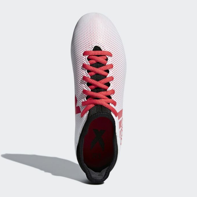 Adidas X 17.3 Fg Jr CP8991 chaussures de football multicolore blanche 2