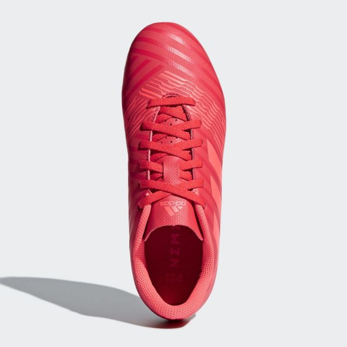 Adidas Nemeziz 17.4 FxG Jr CP9207 chaussures de football rouge rouge 2
