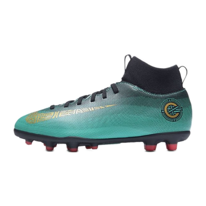 Nike Mercurial Superfly 6 Club CR7 Mg Jr AJ3115-390 chaussures de football bleu bleu 1