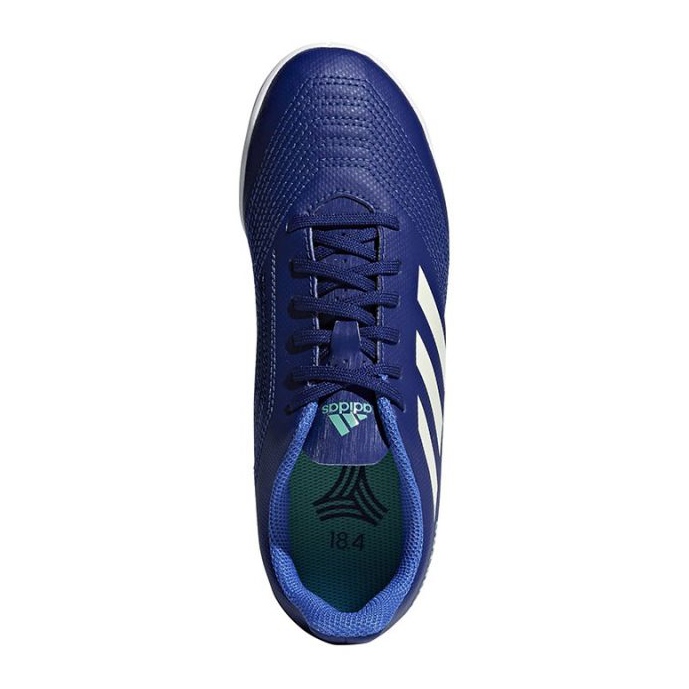 Chaussures d'intérieur adidas Predator Tango 18.4 In Jr CP9104 bleu bleu 1