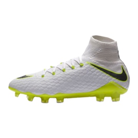 Chaussures de football Nike Hypervenom Phantom 3 Pro Df Fg M AJ3802-107 blanche blanche 1