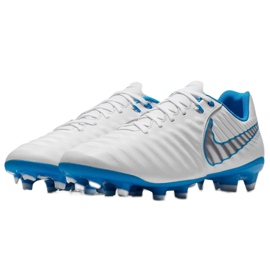 Chaussures de football Nike Tiempo Legend 7 Academy Fg M AH7242-107 blanche blanche 2 Chaussures de football Nike Tiempo Legend 7 Academy Fg M AH7242-107 blanche blanche 2