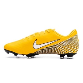 Nike Mercurial Vapor 12 Elite Neymar Fg Jr AR4091-710 chaussures de football jaune avec à propos ł vol oui 1