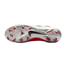 Nike Phantom Vsn Pro Df Fg AO3266-060 chaussures de football blanche gris 2