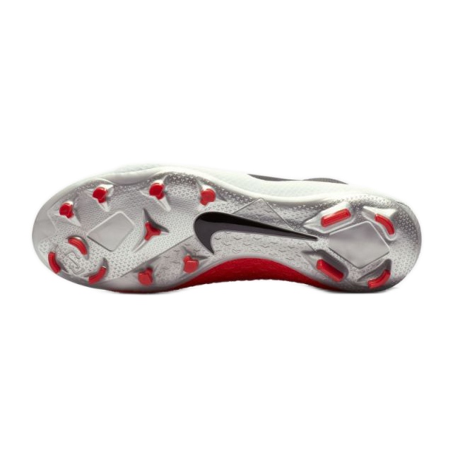 Nike Phantom Vsn Pro Df Fg AO3266-060 chaussures de football blanche gris 2