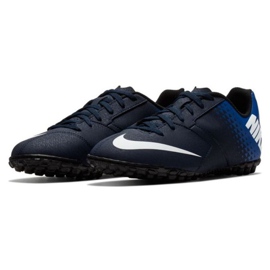 Nike BombaX Tf Jr 826488-414 chaussures de football noir noir 2