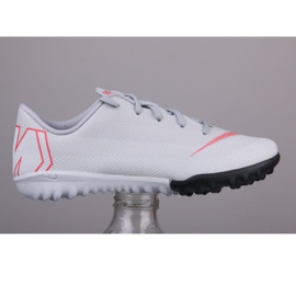 Chaussures de football Nike Mercurial VaporX 12 Academy Tf Jr AH7353-060 gris gris 1