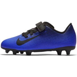 Nike Bravatia Ii V Fg Jr 844434-400 chaussures de football bleu bleu 2