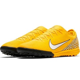 Chaussures de football Nike Mercurial Vapor 12 Pro Neymar Tf AO4703-710 jaune jaune 2