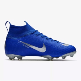 Chaussures de football Nike Mercurial Superfly 6 Elite Fg Jr AH7340-400 bleu bleu 1 Chaussures de football Nike Mercurial Superfly 6 Elite Fg Jr AH7340-400 bleu bleu 1