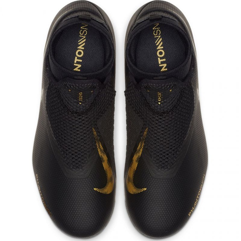 Chaussures de football Nike Phantom Vsn Academy Df FG / MG Jr AO3287-077 le noir le noir 1