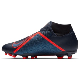 Nike Phantom Vsn Academy Df Fg M AO3258-440 chaussures de football bleu bleu marine 1