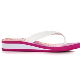 Mckeylor Pantoufles de plage rose 2