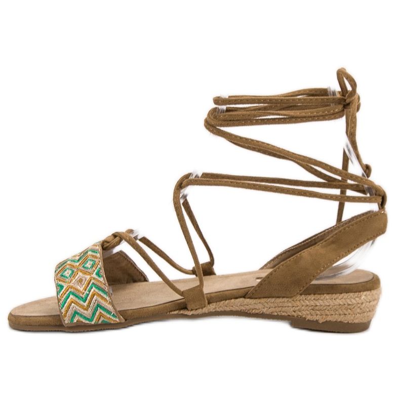 Corina Sandales nouées brun 1