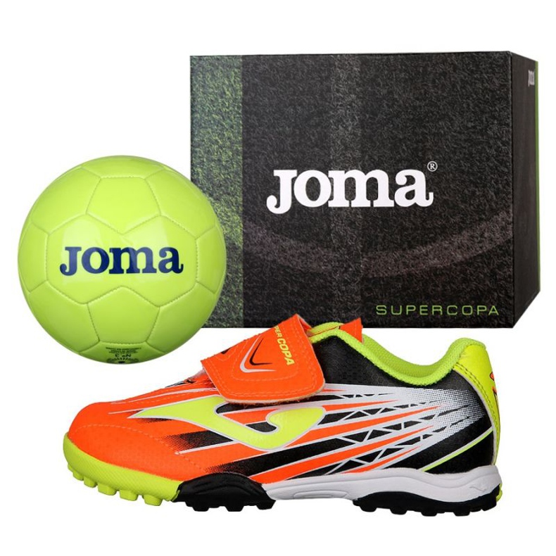 Chaussures de football Joma Super Copa Jr Tf SCJS.908.TF + Ballon gratuit multicolore multicolore 1