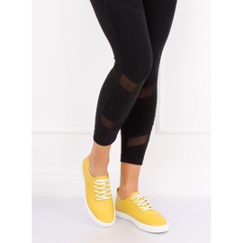 Baskets jaunes pour femmes WD009 Jaune 2