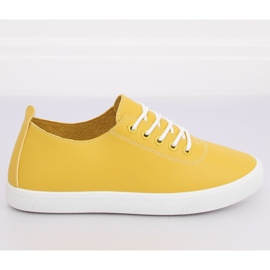 Baskets jaunes pour femmes WD009 Jaune 4