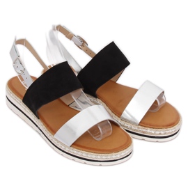 Sandales femme noires F056 Noir le noir 1