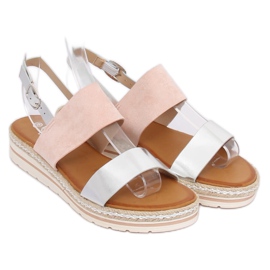 Sandales femme roses F056 Rose 2