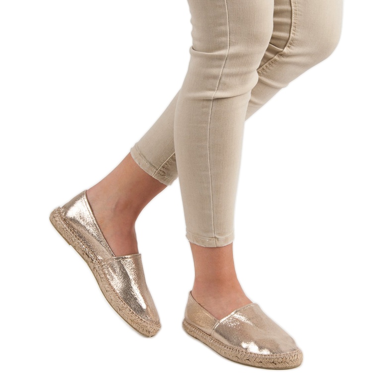 Cm Paris Espadrilles textiles jaune 2