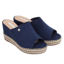 Chaussons bleu marine MW-3M65 Bleu 1