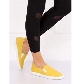 Baskets à enfiler jaunes WD010-4 Jaune 3